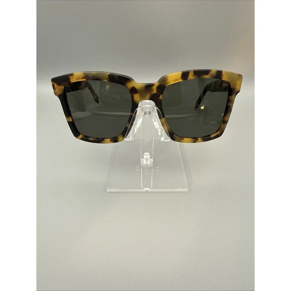 WESTWARD LEANING AUTHENTIC BIG TV 02- THICK TORTOISE SUNGLASSES:GREEN LENSE-RARE